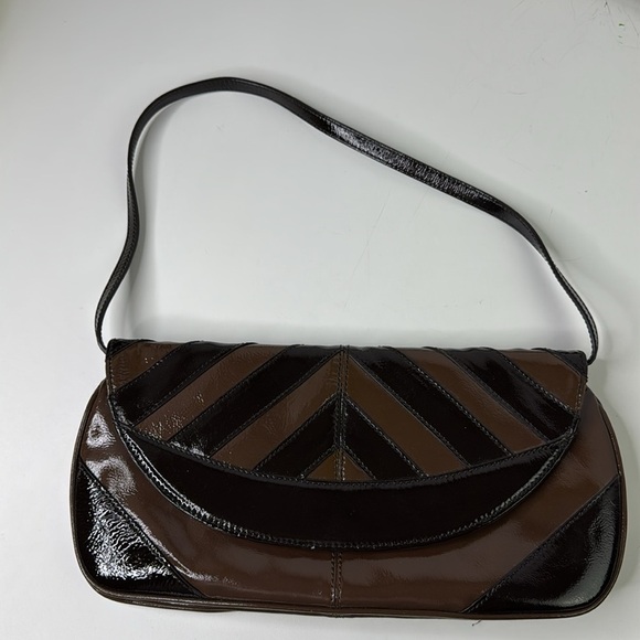 David Dixon Brown Leather Shoulder Bag - Picture 3 of 9